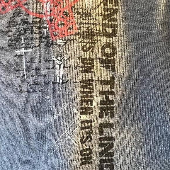 WAREHOUSE One Shirt Long-Sleeved Gray Size L - Picture 3 of 9